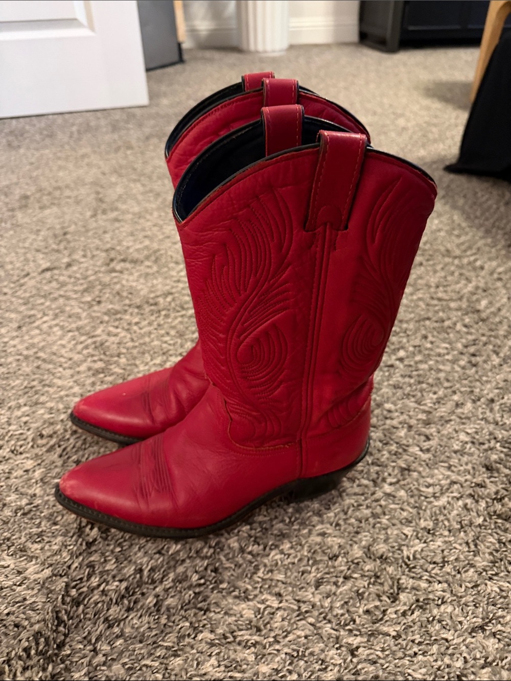 Abilene Boot Co. Red Women's Western Cowboy Boots